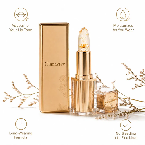 Product features — Adapts to lip tone, Moisturizes, Long-Wearing, No Bleeding into fine lines