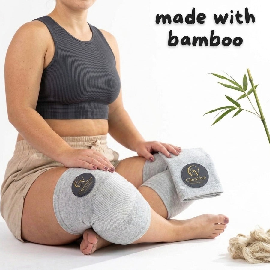 Claravive Bamboo Charcoal Knee Support Sleeve